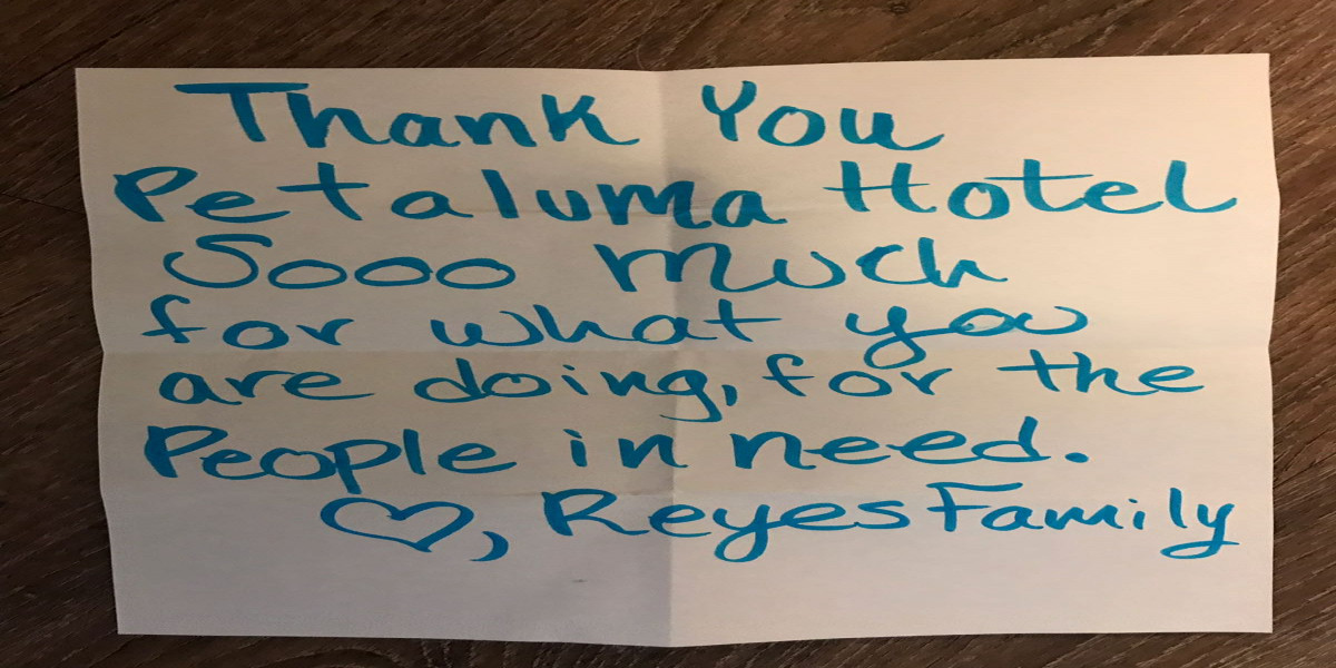 Hotel Petaluma Cares - October 25, 2017